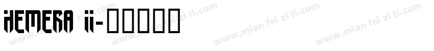 Hemera II字体转换